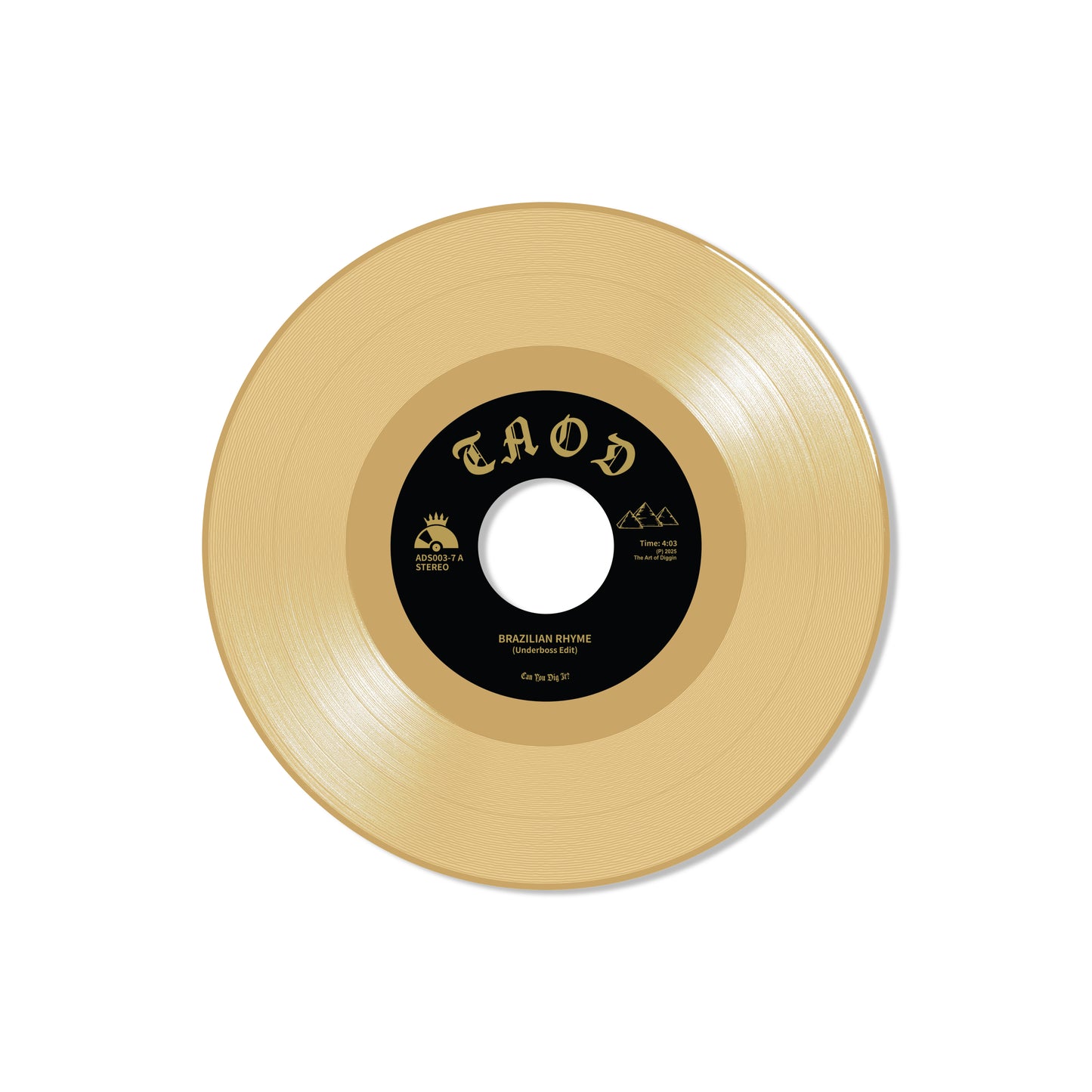 “Brazilian Rhyme” b/w “I Hear Music” (7" Translucent Gold Vinyl)