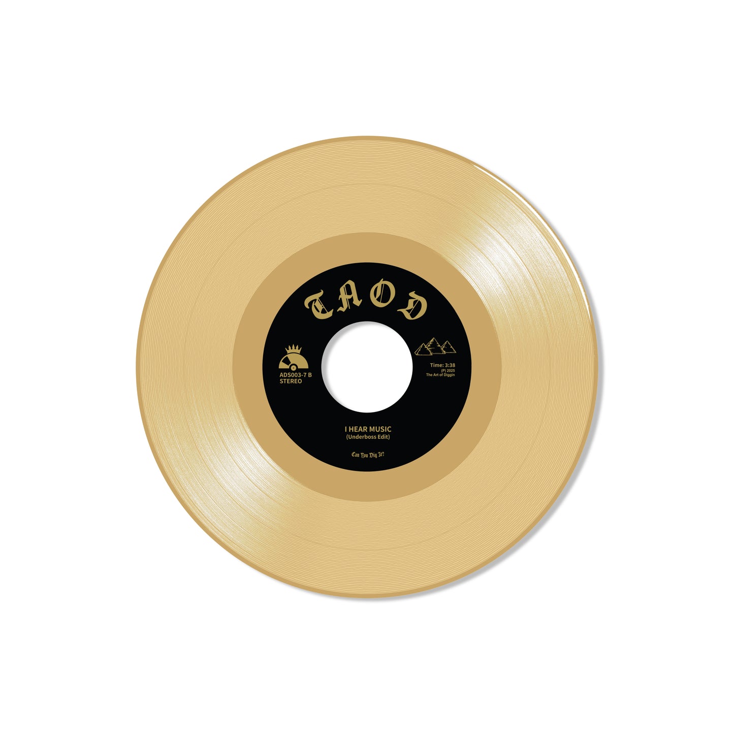 “Brazilian Rhyme” b/w “I Hear Music” (7" Translucent Gold Vinyl)
