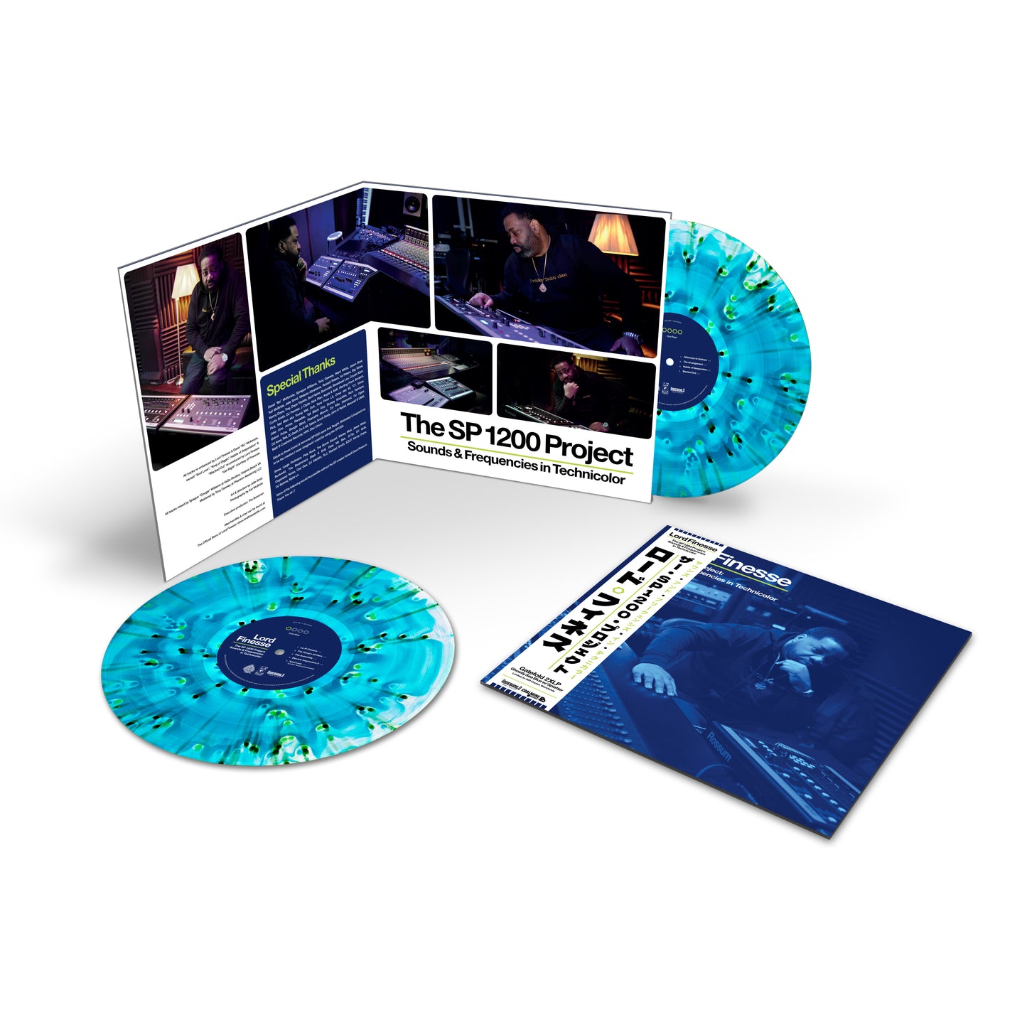 The SP1200 Project: Sounds & Frequencies in Technicolor (Ghostly Sea Blue w/ Splatter 2XLP)