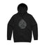 Lord Finesse Spade Logo (Black w/ Grey Stitching Embroidered Hoodie)