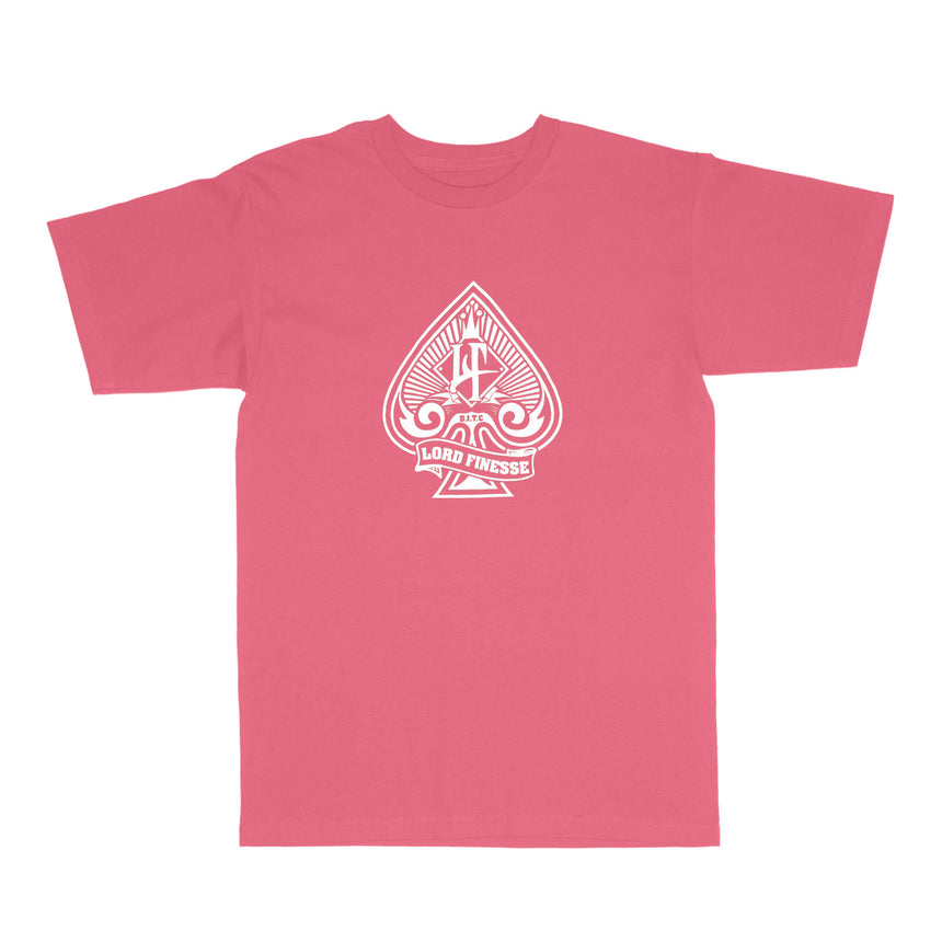 Lord Finesse Spade Logo (Pink Shirt)